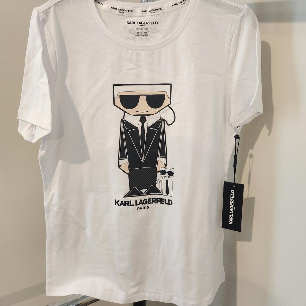 Karl Lagerfeld White T-shirt
